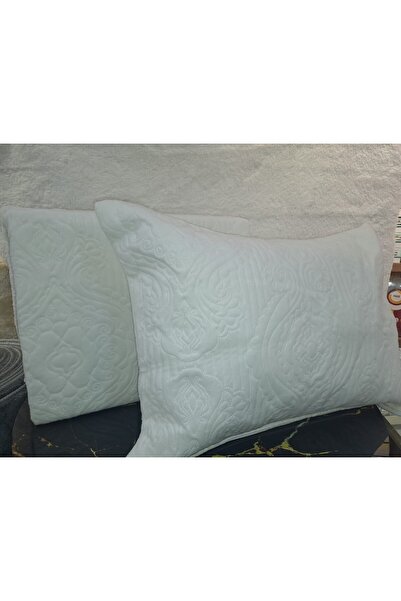 Dinarsu Çift Kişilik Yatak Örtüsü Desen - Kemik (BEYAZ)