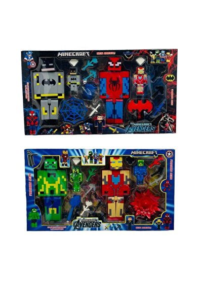 Ünsal store Spiderman-batman-hulk-ironman Büyük 2li Figür Seti New Arrival Seri
