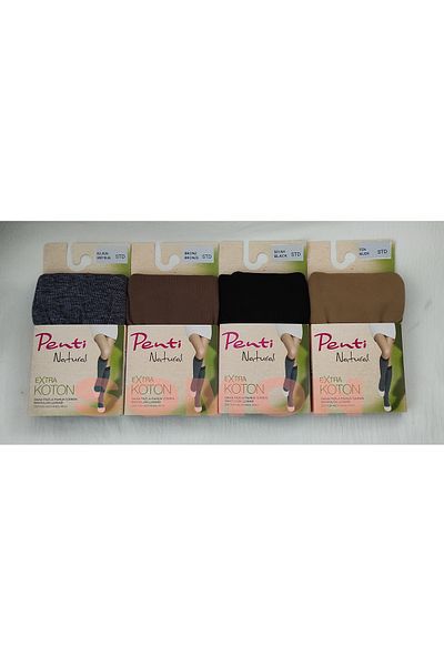 Penti Чорапи за панталони от екстра памук (PENTI COTTON BELOW KNEE SOCKS) 4 броя