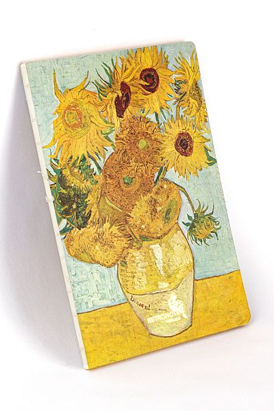 retronote Vintage Series 5 - Van Gogh - Vase With Twelve Sunflowers, 1888 - Unlined - 96 Pages - 14,8x21cm