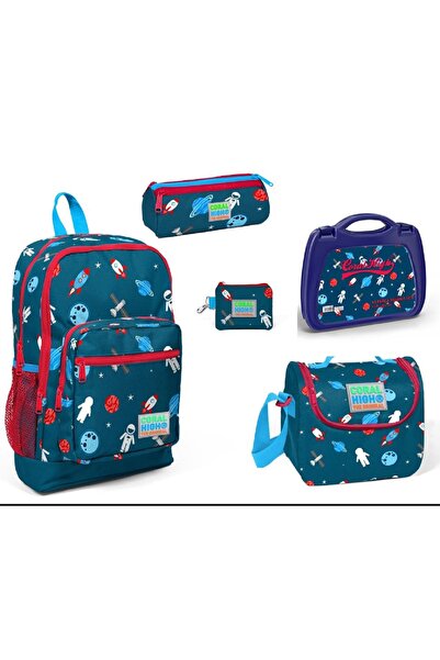 Coral High Coral Hıgh Galaksi Temalı İlkokul Çanta Seti - BEŞ PARÇALI SET
