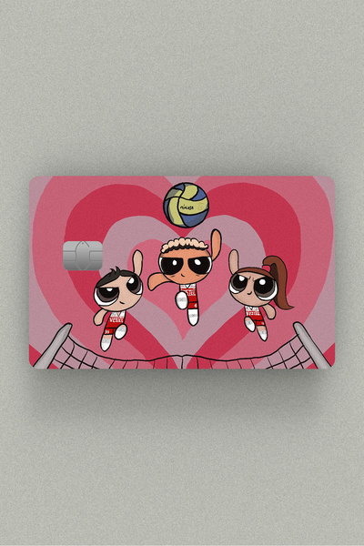 Namgo Filenin Sultanları Powerpuff Girls Kredi Kartı, Akbil ve Kart Kaplama S...