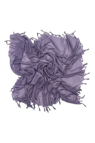 nazipek Culoare uni Liliac scris manual cu margele 110cm X 110cm