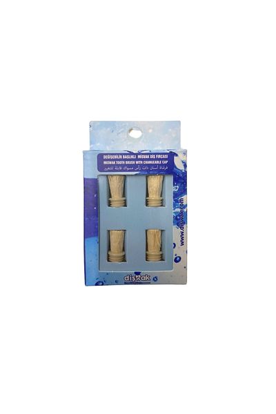 DişWak Misvak Toothbrush Spare Head 4 Pieces
