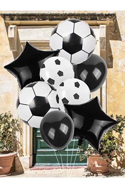MERİ PARTİ TOP FOLYO BALON SET YILDIZ FOLYO LATEKS BALON
