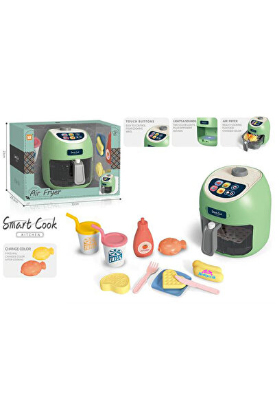hediyecik Aksesuarlı Oyuncak Airfryer Fritöz Oyun Seti