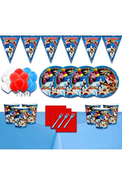 MFM Set petrecere aniversare personaj Party Sonic pentru 24 de persoane