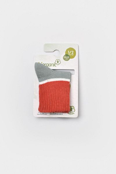 Biorganic Girl's Organic Socks Green