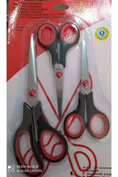 baranex 3 Piece Scissors Set Small Large
