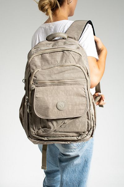 GP GUES POLO SCHOOL BAG MEGA LARGE SIZE MULTI COMPARTMENT BACKPACK (WITH MONKEY)