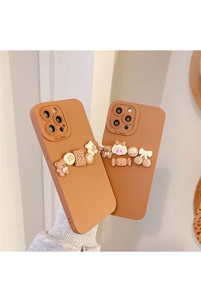m.tk moveteck حافظة Xiaomi Redmi Note 11 Pro من السيليكون الناعم المحمي بالكاميرا مع شخصية دمية دب لطيفة مصممة على شكل دب