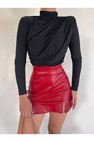 Butik Beyza Συγκεντρωμένη μακρυμάνικη μπλούζα