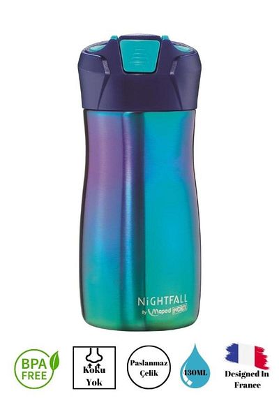 Maped Stainless Steel Flask NIGHTFALL (430 Ml)