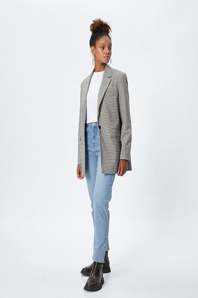 Koton Damenbekleidung Jeanshose Medium Indigo