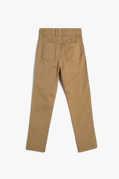 Koton Boy's Chino Pants Cotton with Pockets
