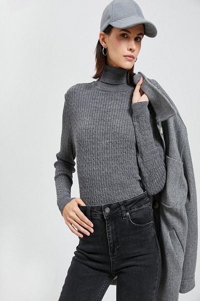 Koton Women's Anthracite Sweater