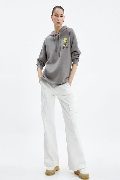 Koton Women's Gray Sweatshirt