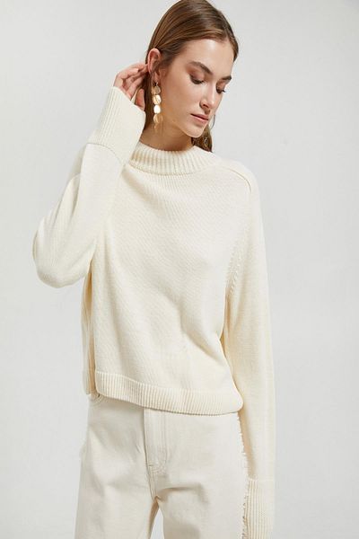 Koton Women's Ecru Sweater