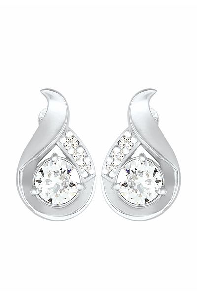 ELLI Ohrringe Tropfen Kristalle Glamour 925 Silber