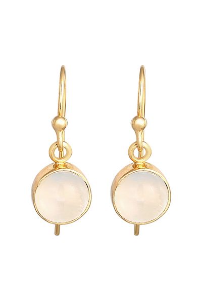 ELLI Ohrringe Mondstein Moon Astro Basic Elegant 925 Silber