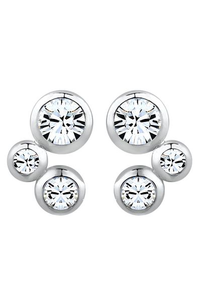 ELLI Ohrringe Basic Kristalle Filigran 925 Silber