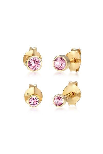 ELLI Ohrringe Basic Set Kristalle Filigran 925 Silber