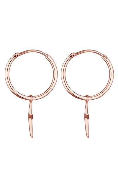 ELLI Ohrringe Creolen Hänger Kreuz Glaube Religion 925 Silber