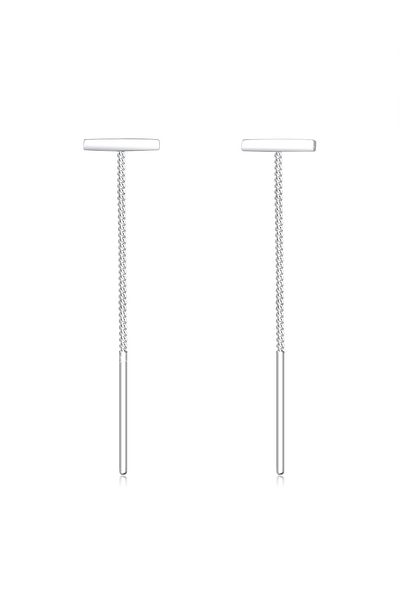 ELLI Ohrringe Geo Stift Stab Durchzieher Basic 925 Silber