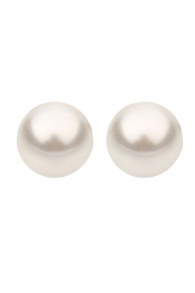 Nenalina Ohrringe Basic Synthetische Perle 925 Silber