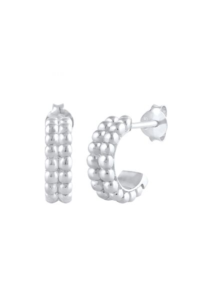 ELLI Ohrringe Mini Creolen Stecker Kugel Look 925 Silber