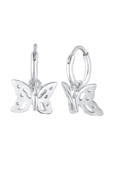ELLI Ohrringe Creolen Schmetterling Filigran 925 Silber