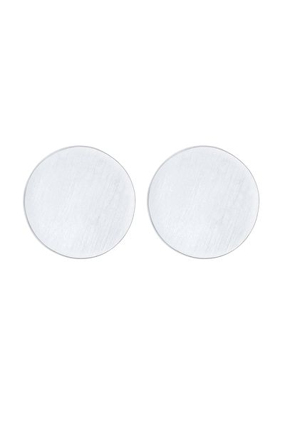 ELLI Ohrringe Ohrstecker Geo Kreis Matt Basic Cool 925er Silber