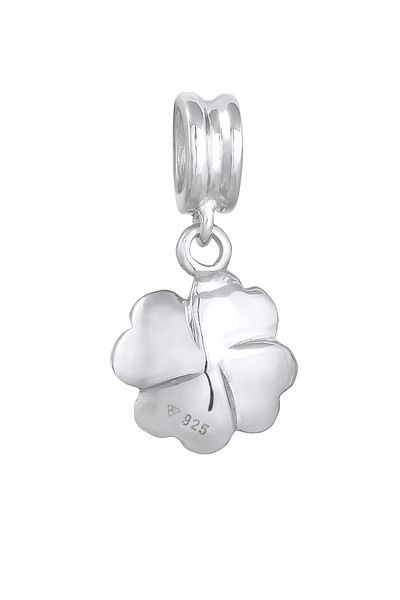 Nenalina Charm Bead Anhänger Kleeblatt Glück 925 Silber