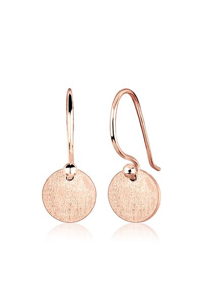 ELLI Ohrringe Kreis Geo Rund Trend Minimal Mat 925 Gümüş
