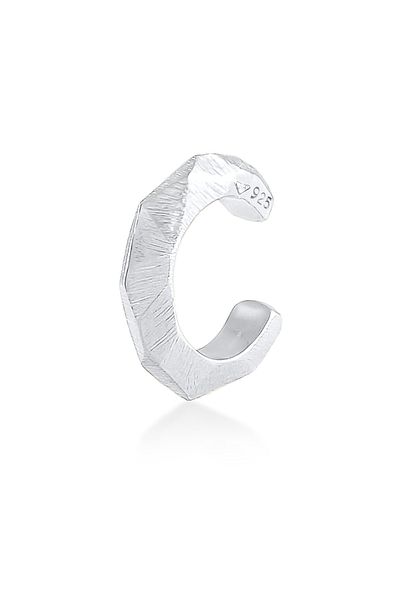 ELLI Ohrring-Ohrmanschetten-Klemme, einseitiges Aussehen, 925er Silber