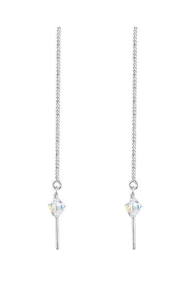 ELLI Ohrringe Kristalle Funkelnd Elegant 925 Gümüş