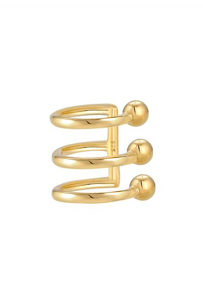 ELLI Ohrringe Single Earcuff Ohrklemme Kugeln Basic 925 Silber