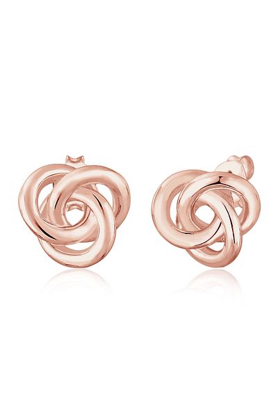 ELLI Ohrringe Stecker Knoten Knot Basic Klassisch 925 Silber