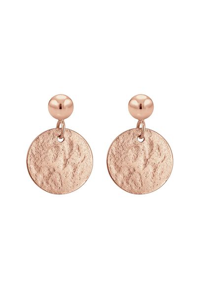 ELLI Ohrringe Ohrhänger Plättchen Vintage Antik 925 Silber