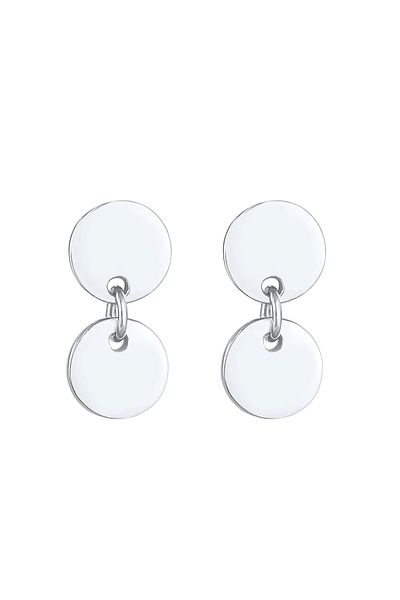 ELLI Ohrringe Ohrhänger Stecker Plättchen Boho Görünümü 925 Gümüş