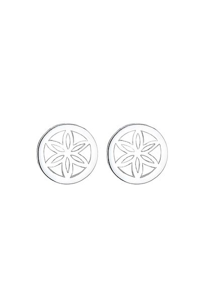 ELLI Ohrringe Blume Ornament Wasserzeichen 925 Sterling Silber