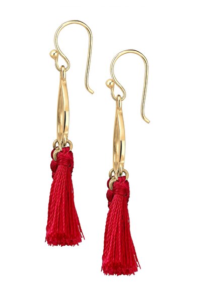 ELLI Ohrringe Hänger Quaste Quaste Tropfen Festival 925 Silber