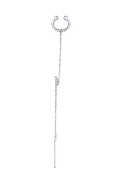 ELLI Ohrringe Earcuff Ohrklemme Durchzieher Single 925 Silber