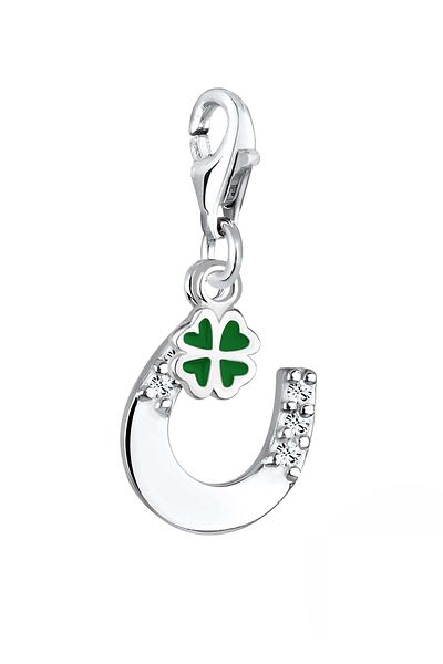 ELLI Charm Glücksbringer Kristalle 925 Silber