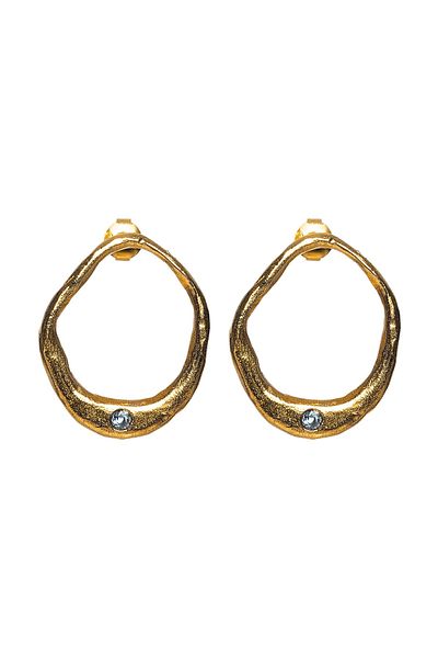 HAZE & GLORY Ohrringe Topas Ohrstecker - Lola 925 Silber