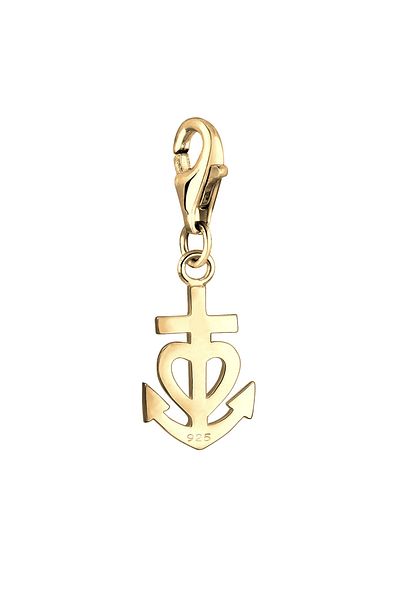 Nenalina Charm Anhänger Anker Herz Kreuz Kombinierbar 925 Silber
