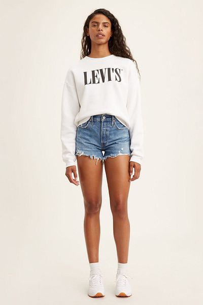 Levi's Dámske džínsové šortky s vysokým pásom - Athens Mid Short 5632700810