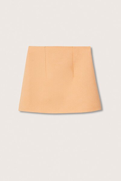 MANGO Woman Narancssárga női szoknya 27037890