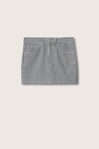 MANGO Woman Černá dámská sukně 27027891