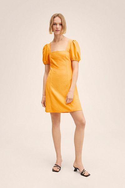 MANGO Woman 27027745 Жінка Дівчина Жовтий